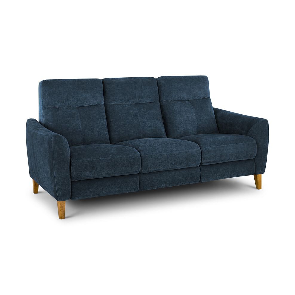 Dylan 3 Seater Sofa in Amigo Navy Fabric 1