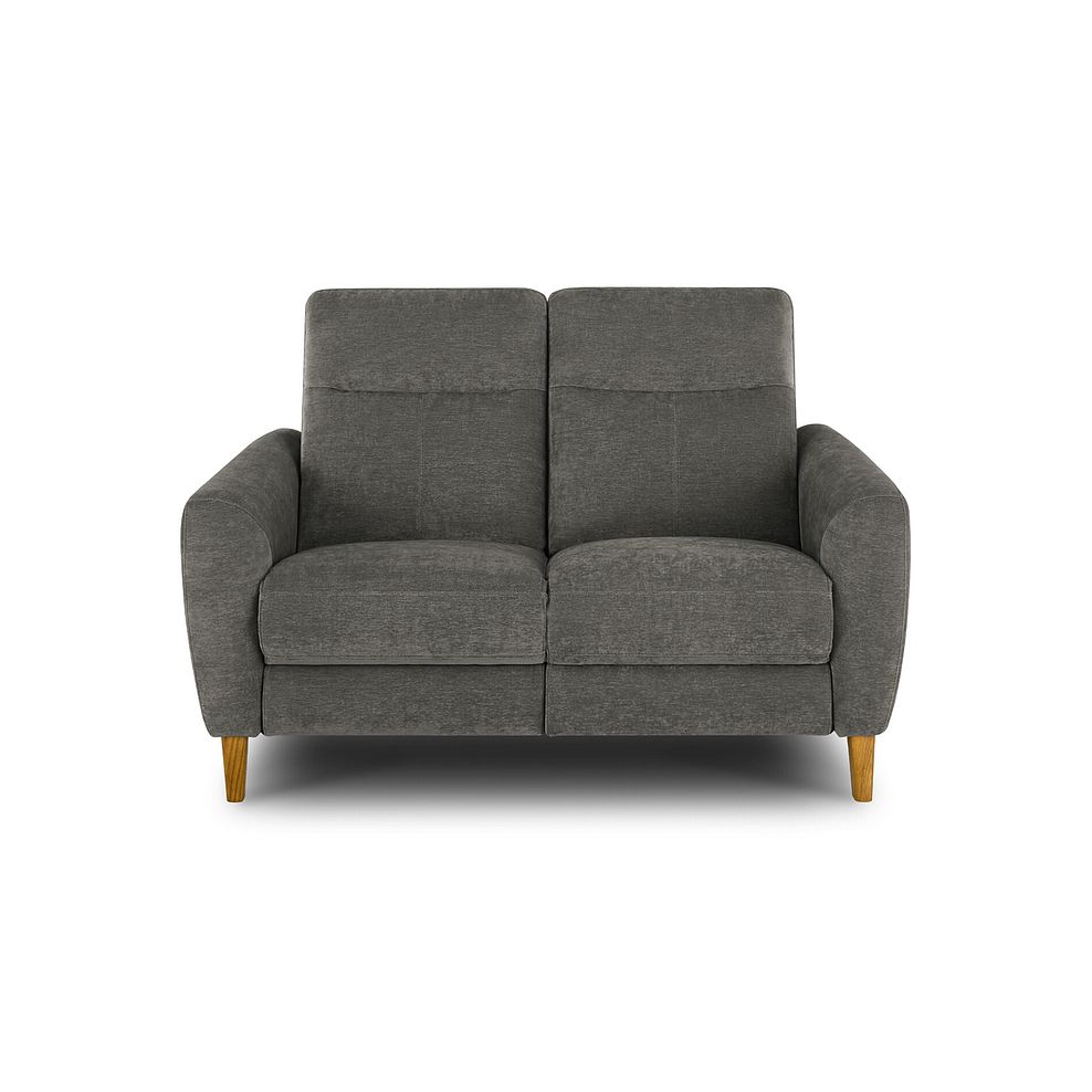 Dylan 2 Seater Sofa in Darwin Charcoal Fabric 2
