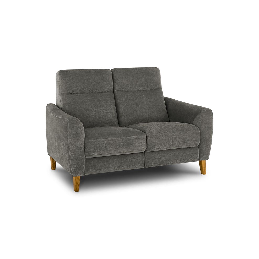 Dylan 2 Seater Sofa in Darwin Charcoal Fabric