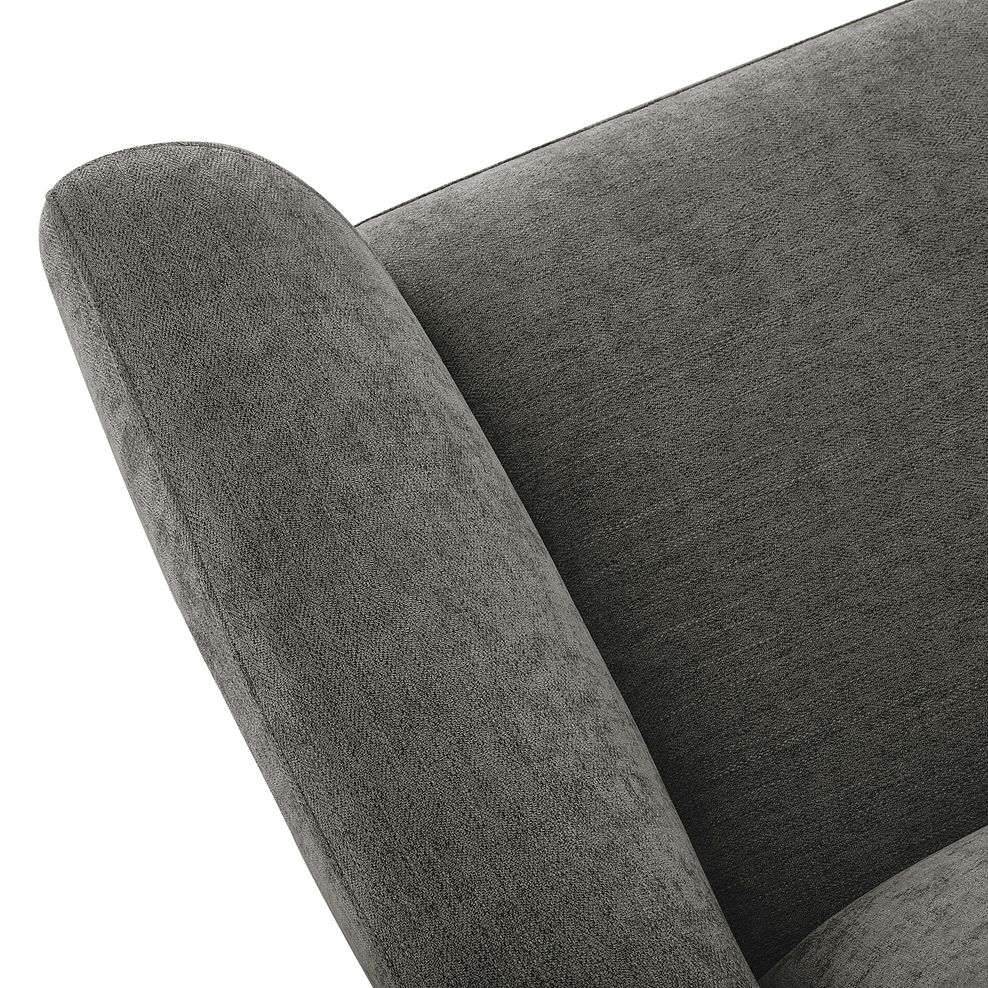 Dylan 2 Seater Sofa in Darwin Charcoal Fabric 6