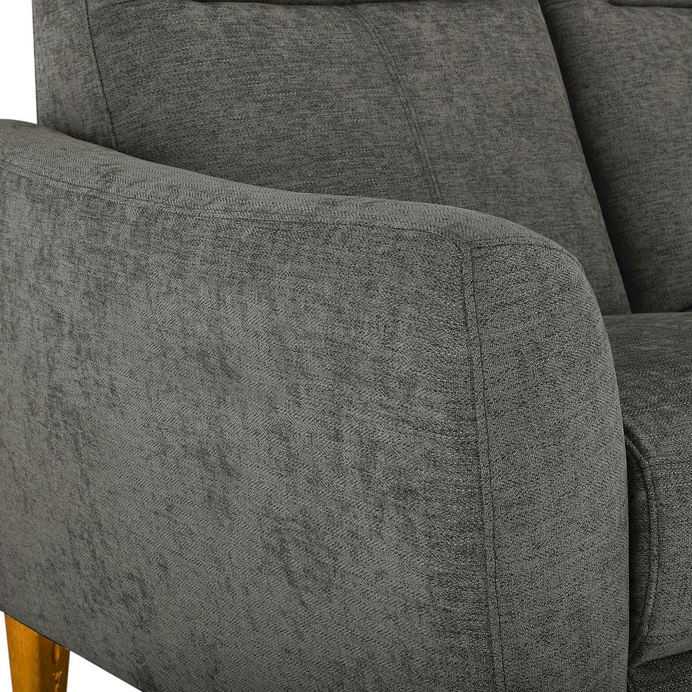 Dylan 2 Seater Sofa in Darwin Charcoal Fabric 7