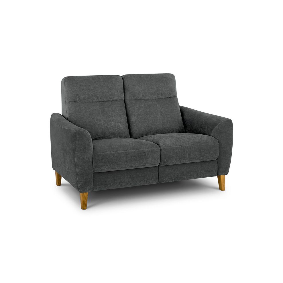 Dylan 2 Seater Sofa in Darwin Charcoal Fabric 1