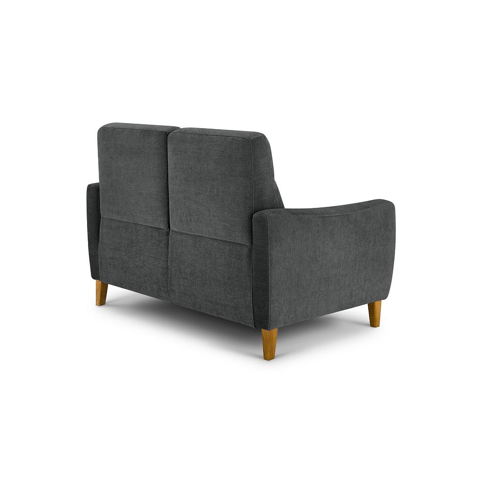 Dylan 2 Seater Sofa in Darwin Charcoal Fabric 4