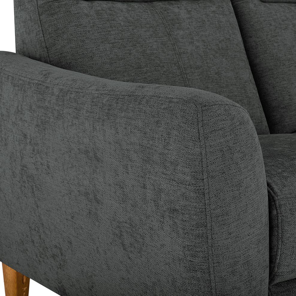 Dylan 2 Seater Sofa in Darwin Charcoal Fabric 5