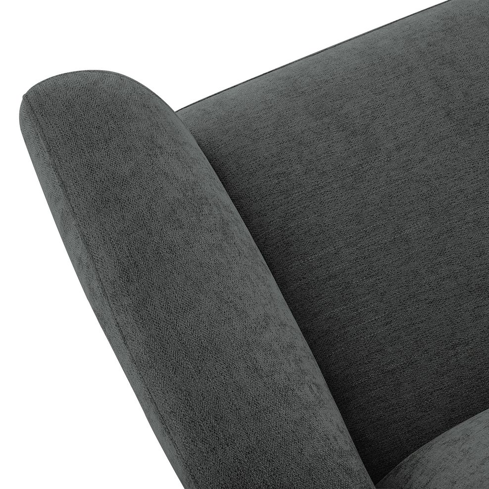 Dylan 2 Seater Sofa in Darwin Charcoal Fabric 6