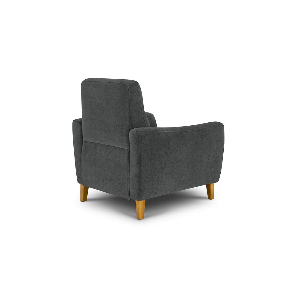 Dylan Armchair in Darwin Charcoal Fabric 4