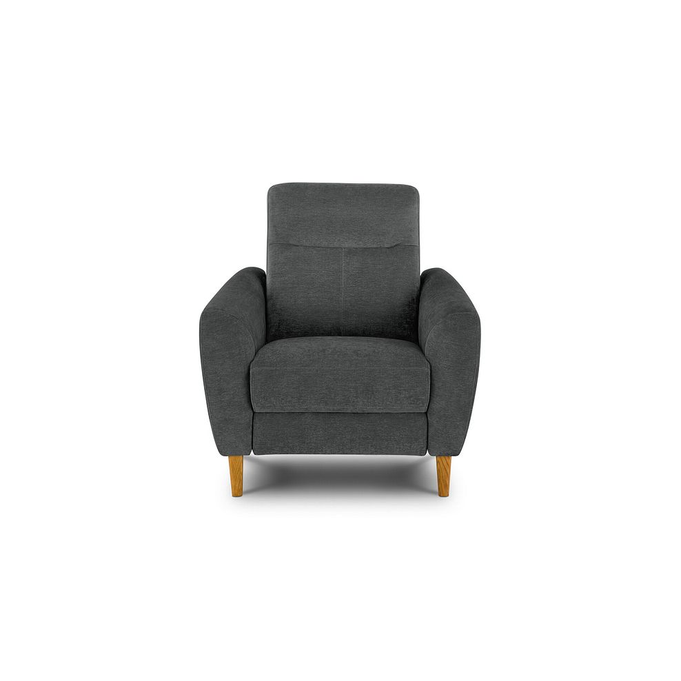 Dylan Armchair in Darwin Charcoal Fabric 2