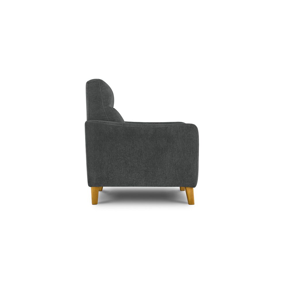 Dylan Armchair in Darwin Charcoal Fabric 3