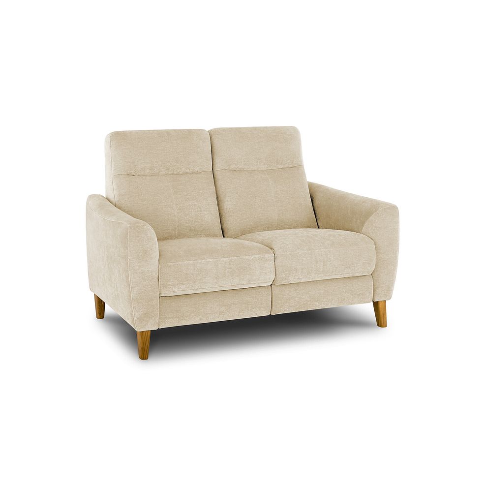 Dylan 2 Seater Sofa in Darwin Ivory Fabric 1