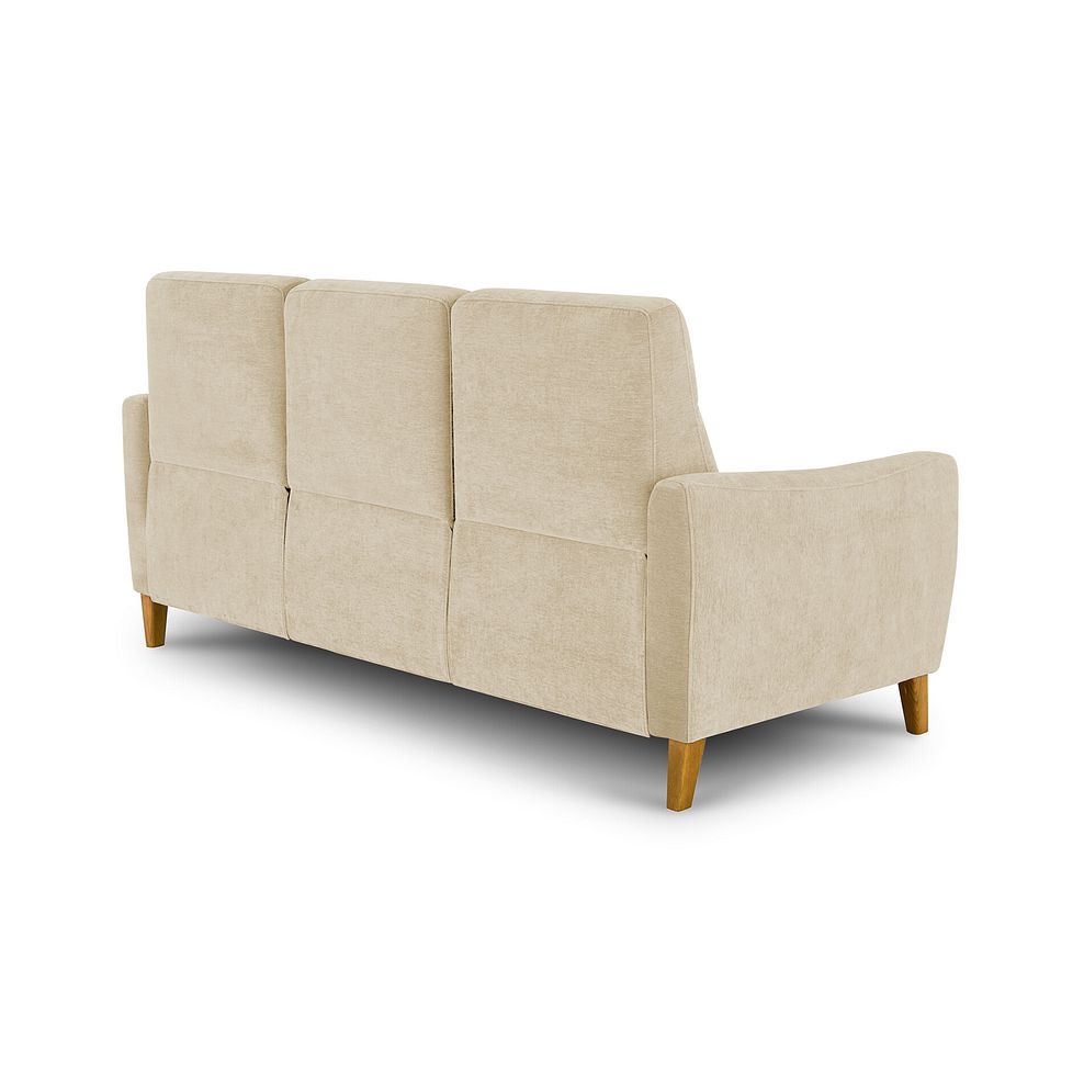 Dylan 3 Seater Sofa in Darwin Ivory Fabric 3