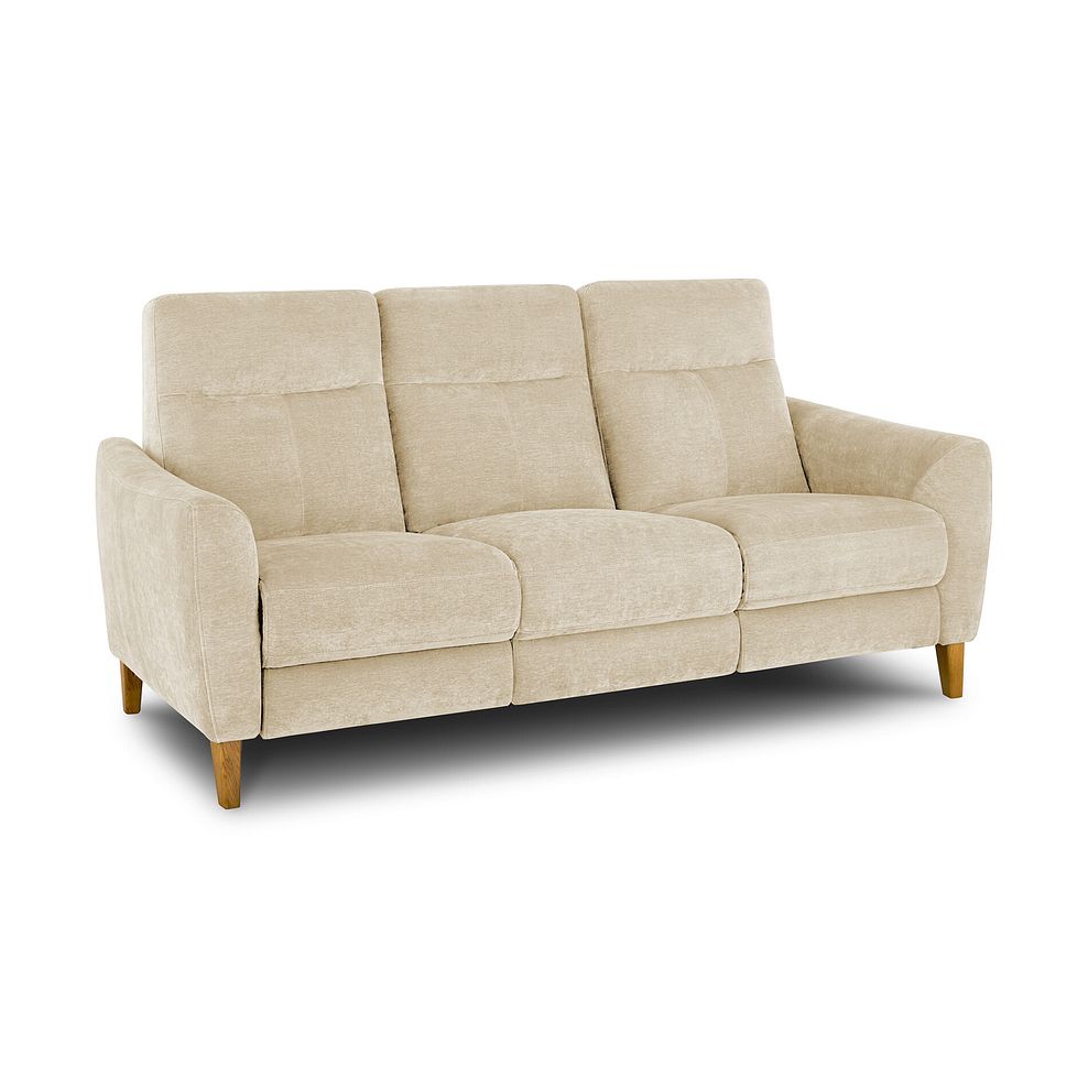 Dylan 3 Seater Sofa in Darwin Ivory Fabric 1