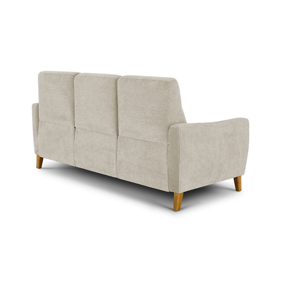 Dylan 3 Seater Sofa in Darwin Ivory Fabric 4