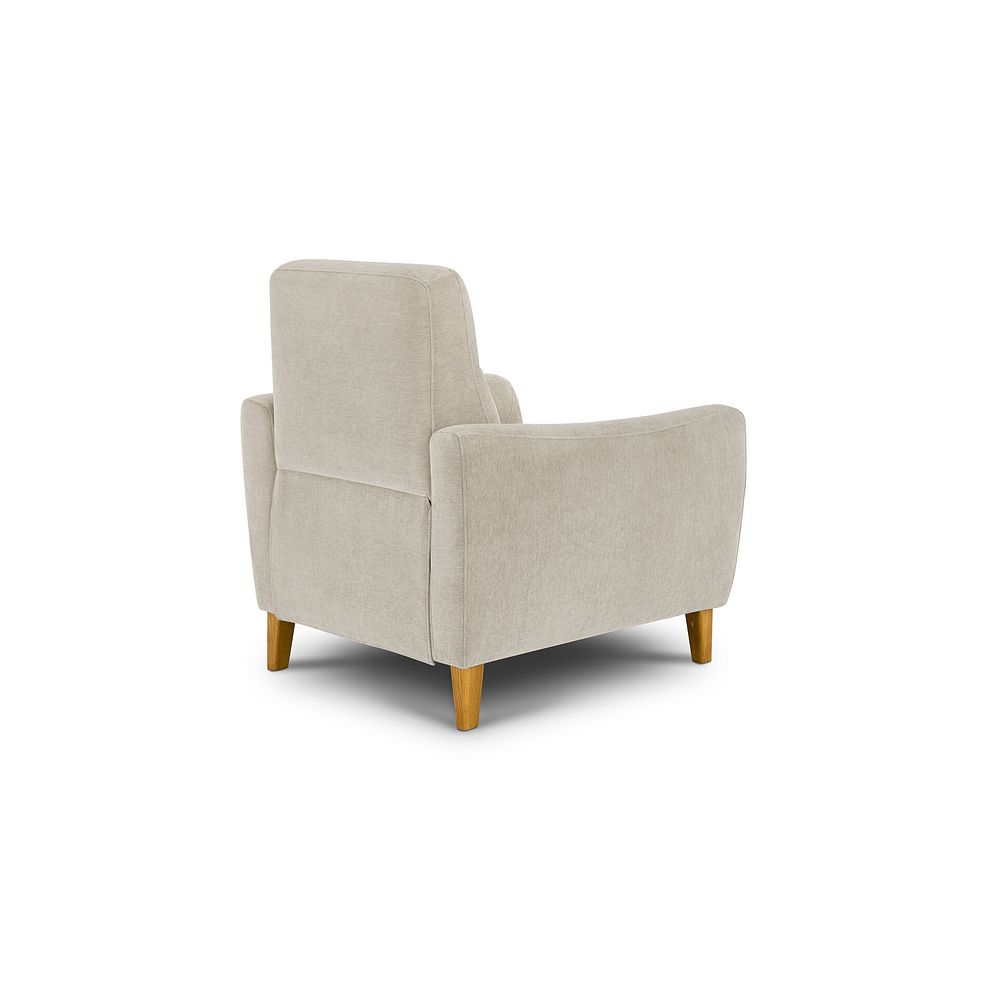 Dylan Armchair in Darwin Ivory Fabric 4