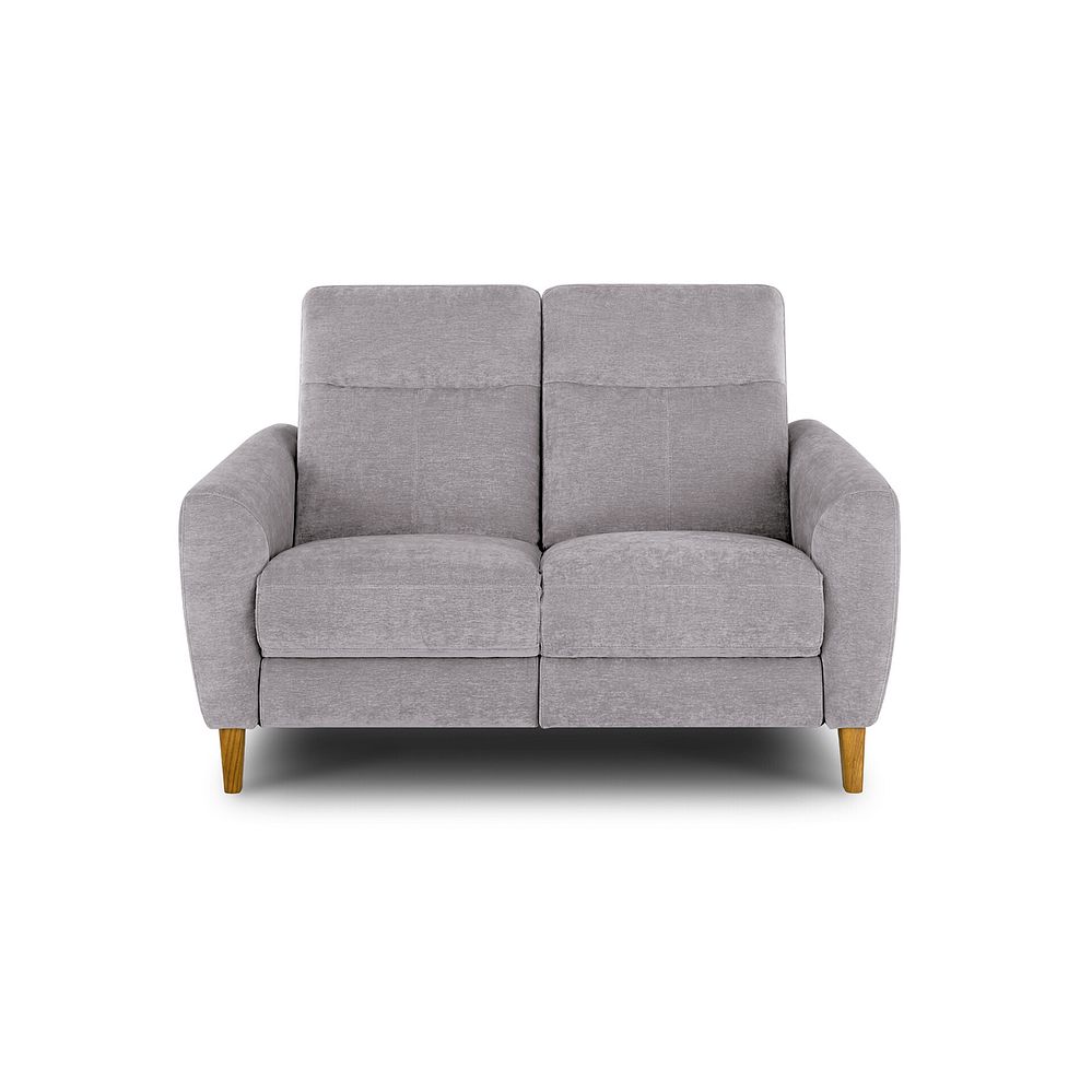 Dylan 2 Seater Sofa in Darwin Silver Fabric 2