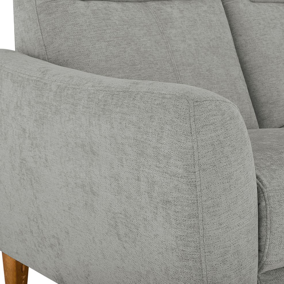 Dylan 2 Seater Sofa in Darwin Silver Fabric 5