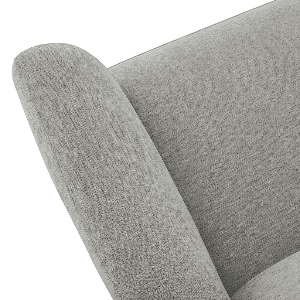 Dylan 2 Seater Sofa in Darwin Silver Fabric 6