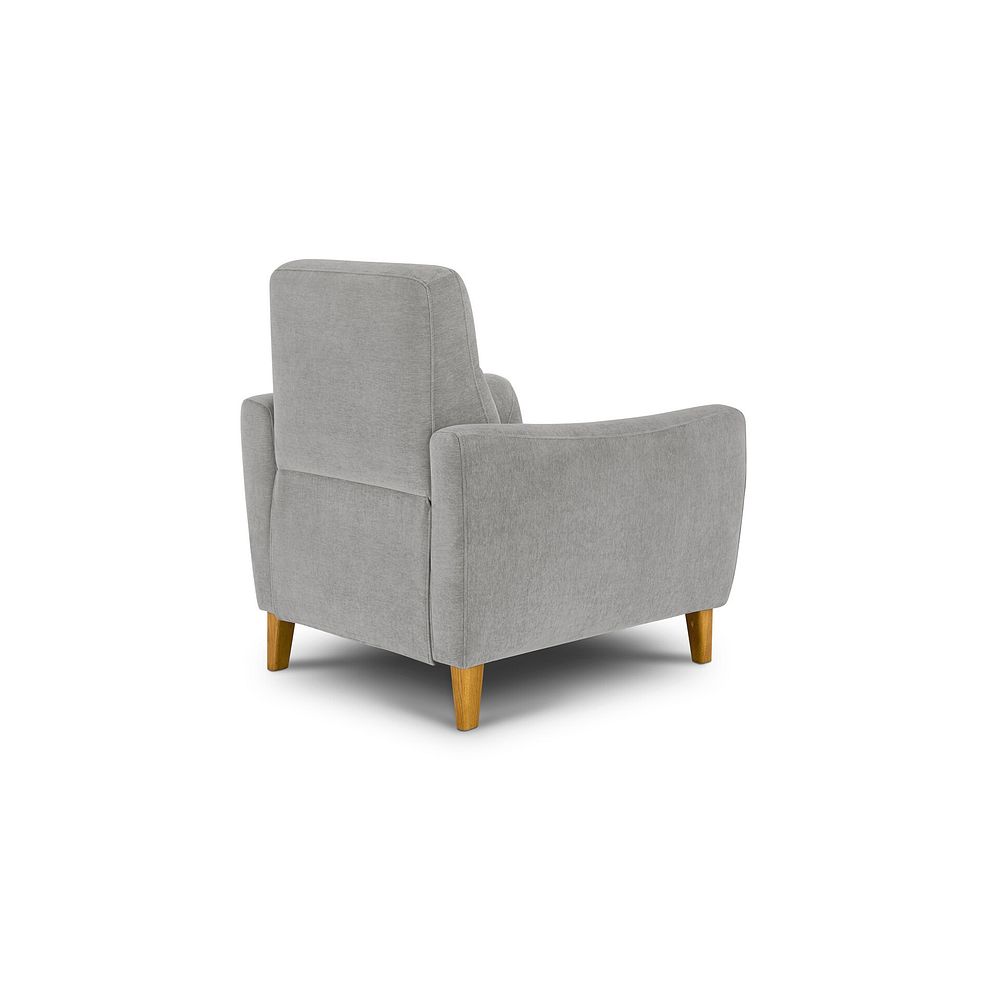 Dylan Armchair in Darwin Silver Fabric 4