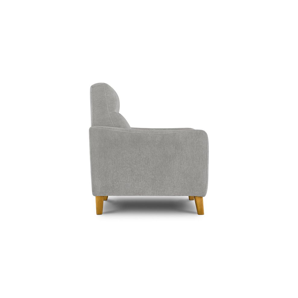 Dylan Armchair in Darwin Silver Fabric 3