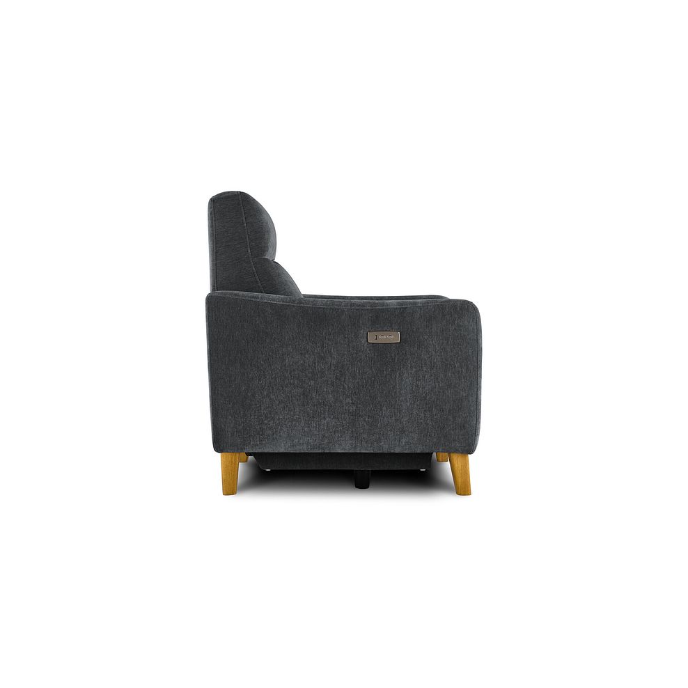 Dylan Electric Recliner Armchair in Amigo Coal Fabric 6