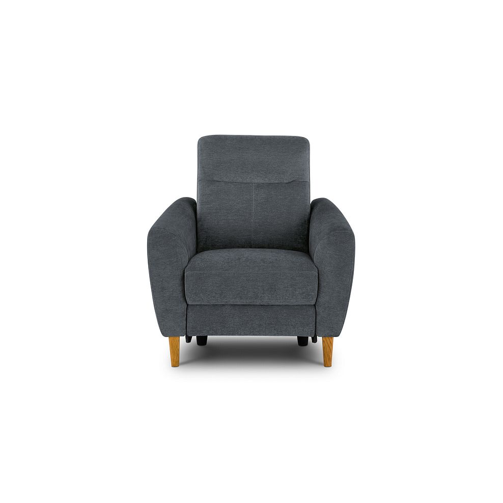 Dylan Electric Recliner Armchair in Amigo Coal Fabric 4