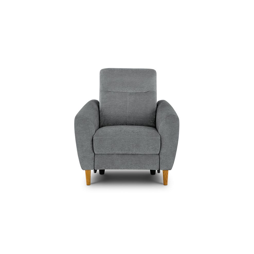 Dylan Electric Recliner Armchair in Amigo Granite Fabric 7