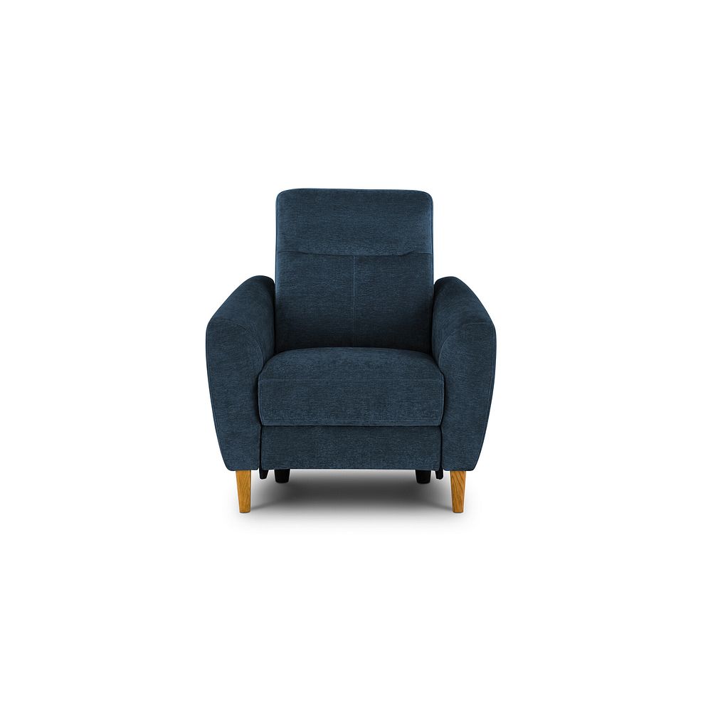 Dylan Electric Recliner Armchair in Amigo Navy Fabric 4