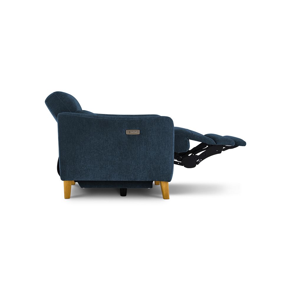 Dylan Electric Recliner Armchair in Amigo Navy Fabric 7