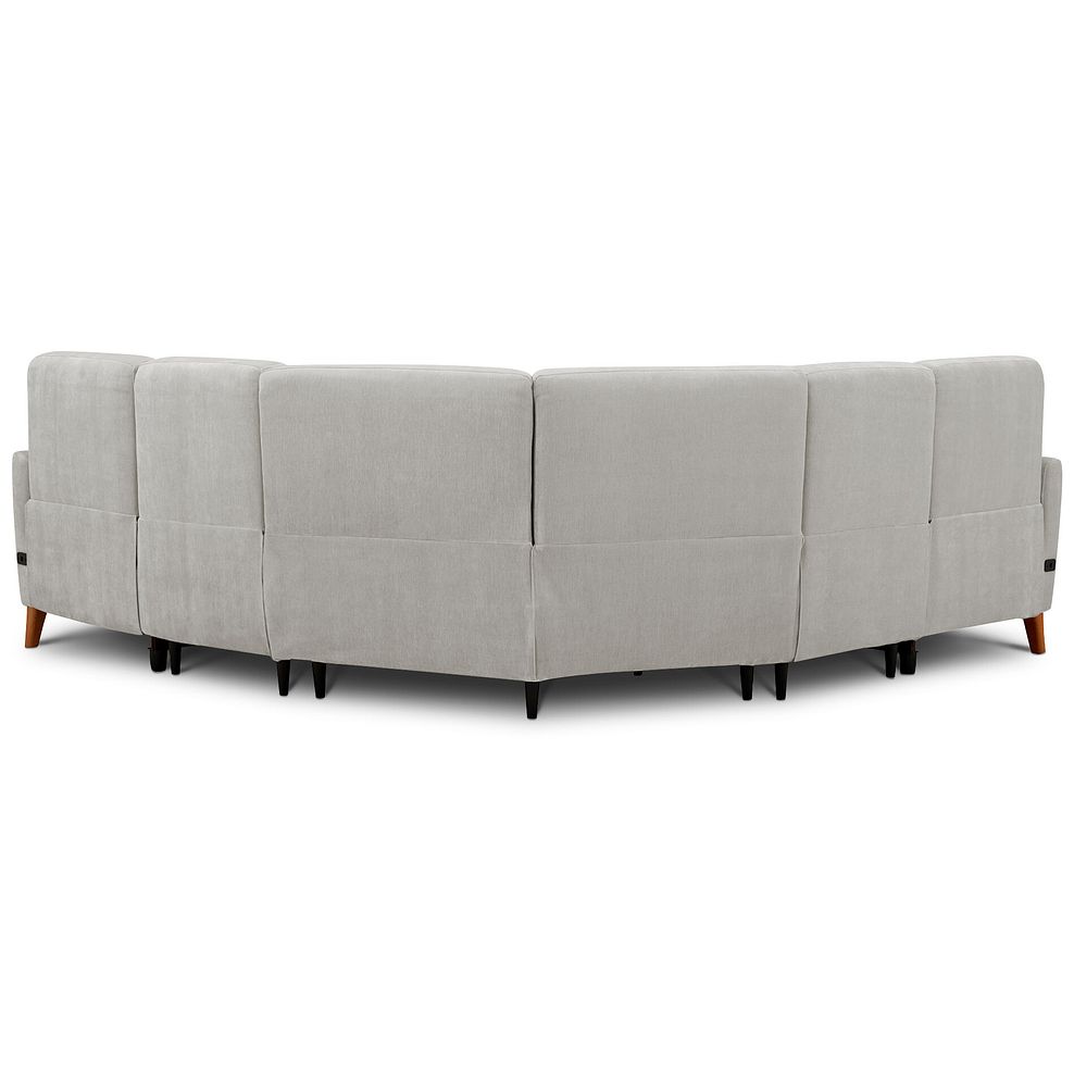 Dylan Large Corner Power Recliner Sofa in Amigo Dove Fabric 6