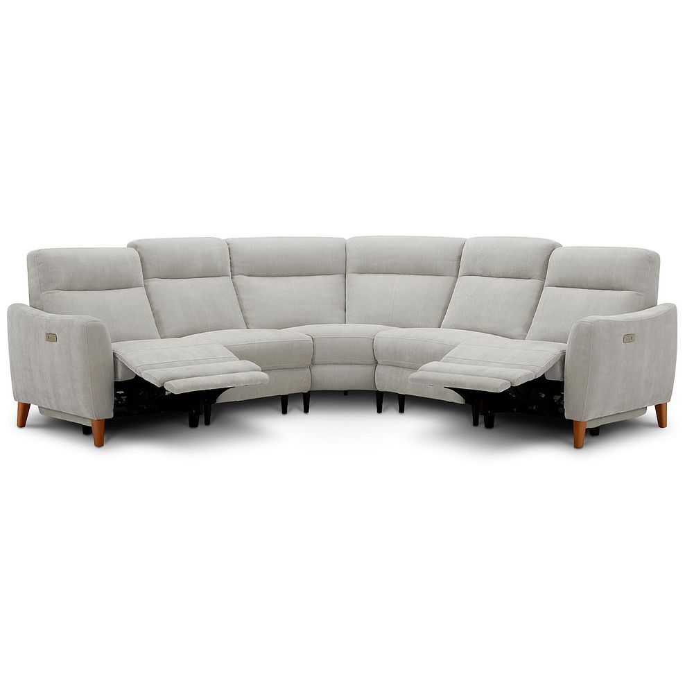 Dylan Large Corner Power Recliner Sofa in Amigo Dove Fabric 2