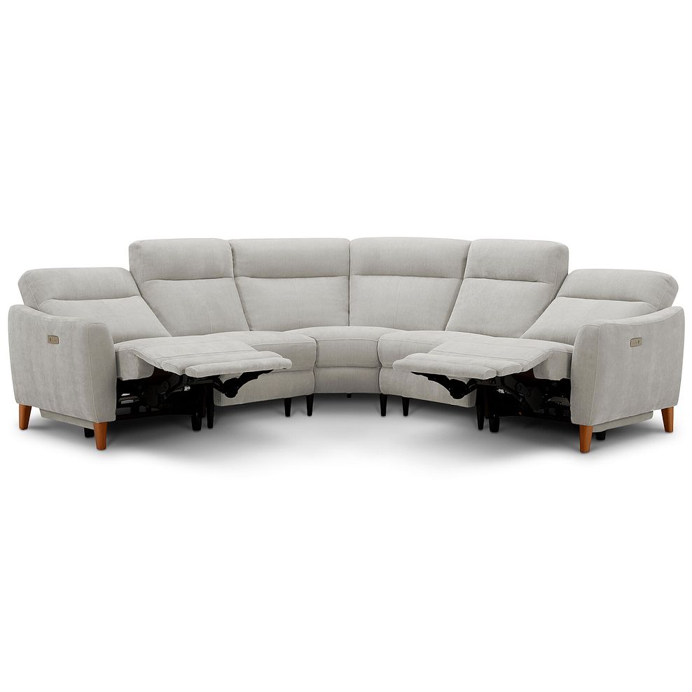 Dylan Large Corner Power Recliner Sofa in Amigo Dove Fabric 3