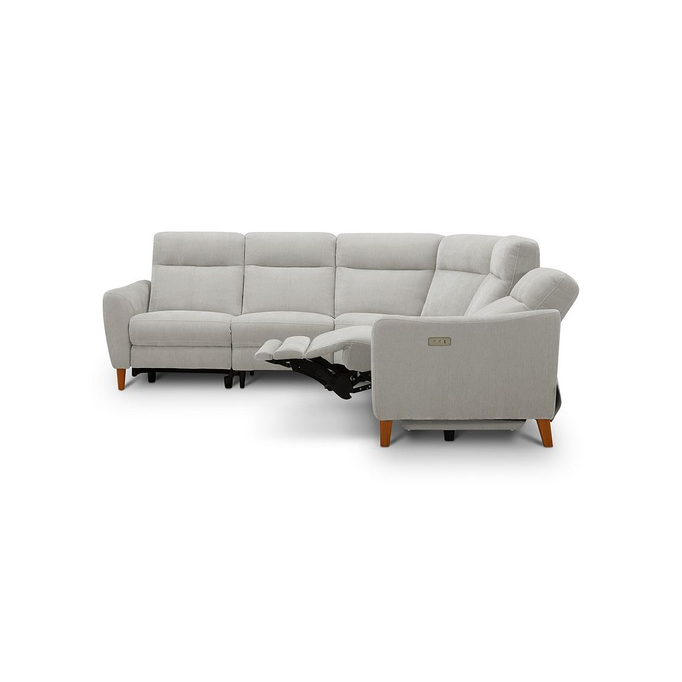 Dylan Large Corner Power Recliner Sofa in Amigo Dove Fabric 5