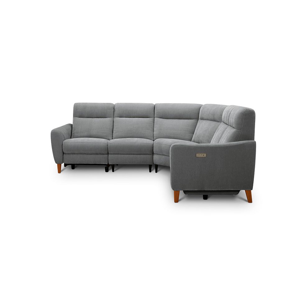 Dylan Large Corner Power Recliner Sofa in Amigo Granite Fabric 4