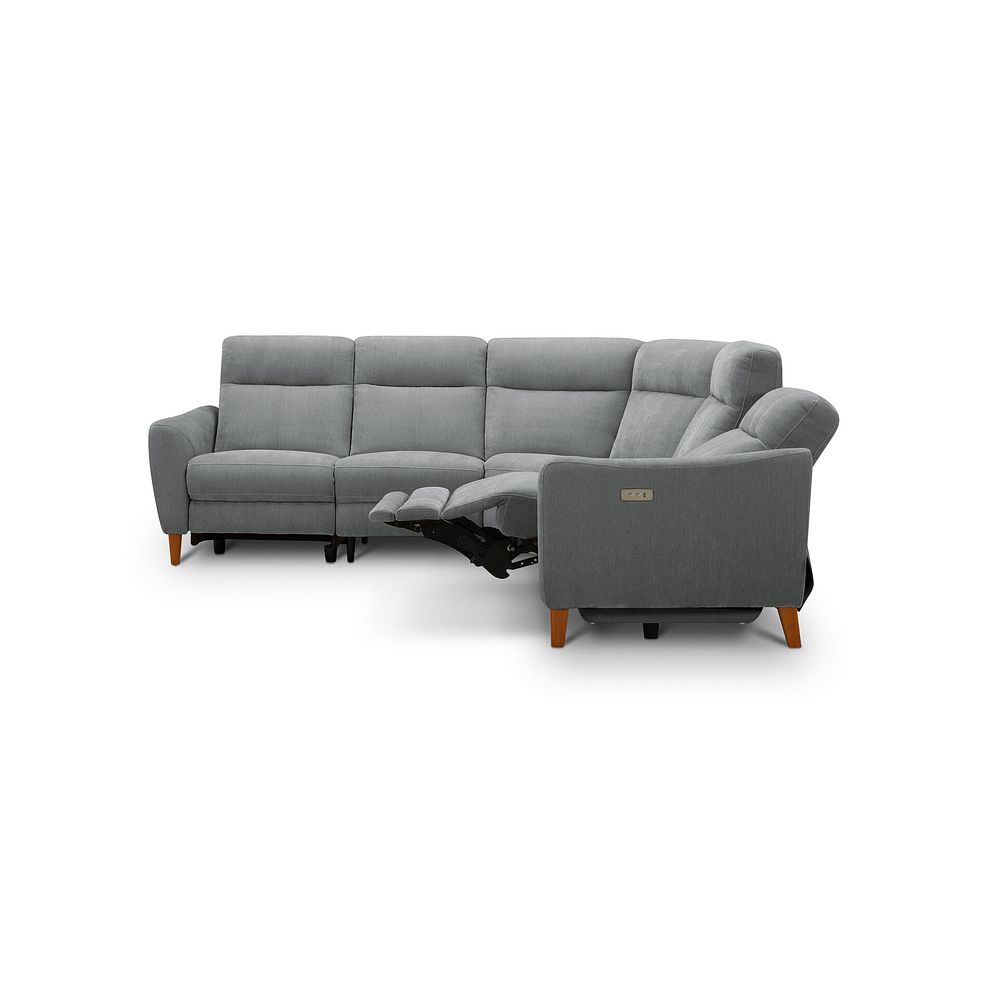 Dylan Large Corner Power Recliner Sofa in Amigo Granite Fabric 5
