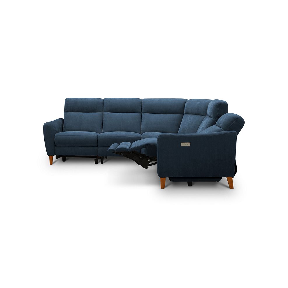 Dylan Large Corner Power Recliner Sofa in Amigo Navy Fabric 6