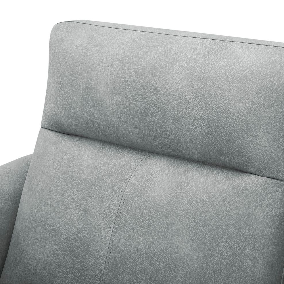 Dylan Large Corner Power Recliner Sofa in Oxford Silver Fabric 10