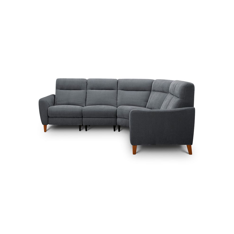 Dylan Large Corner Sofa in Amigo Coal Fabric 3