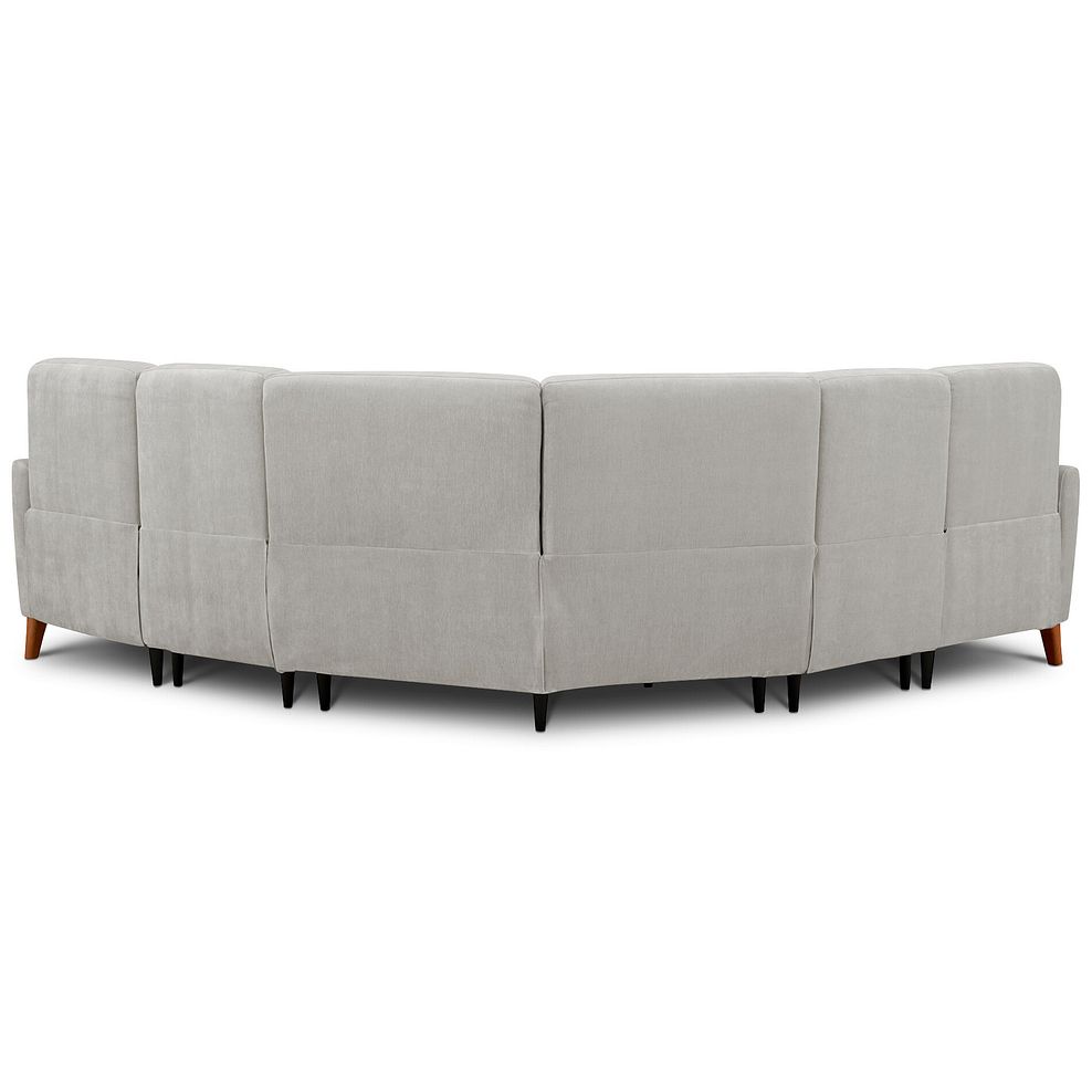 Dylan Large Corner Sofa in Amigo Dove Fabric 4