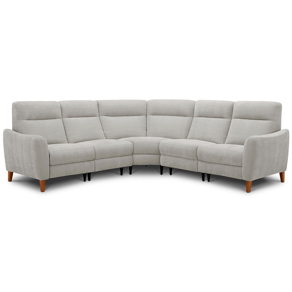 Dylan Large Corner Sofa in Amigo Dove Fabric 2