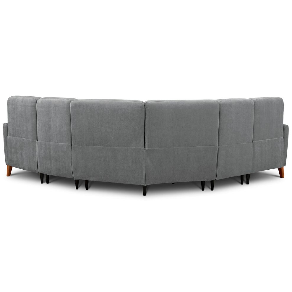 Dylan Large Corner Sofa in Amigo Granite Fabric 4
