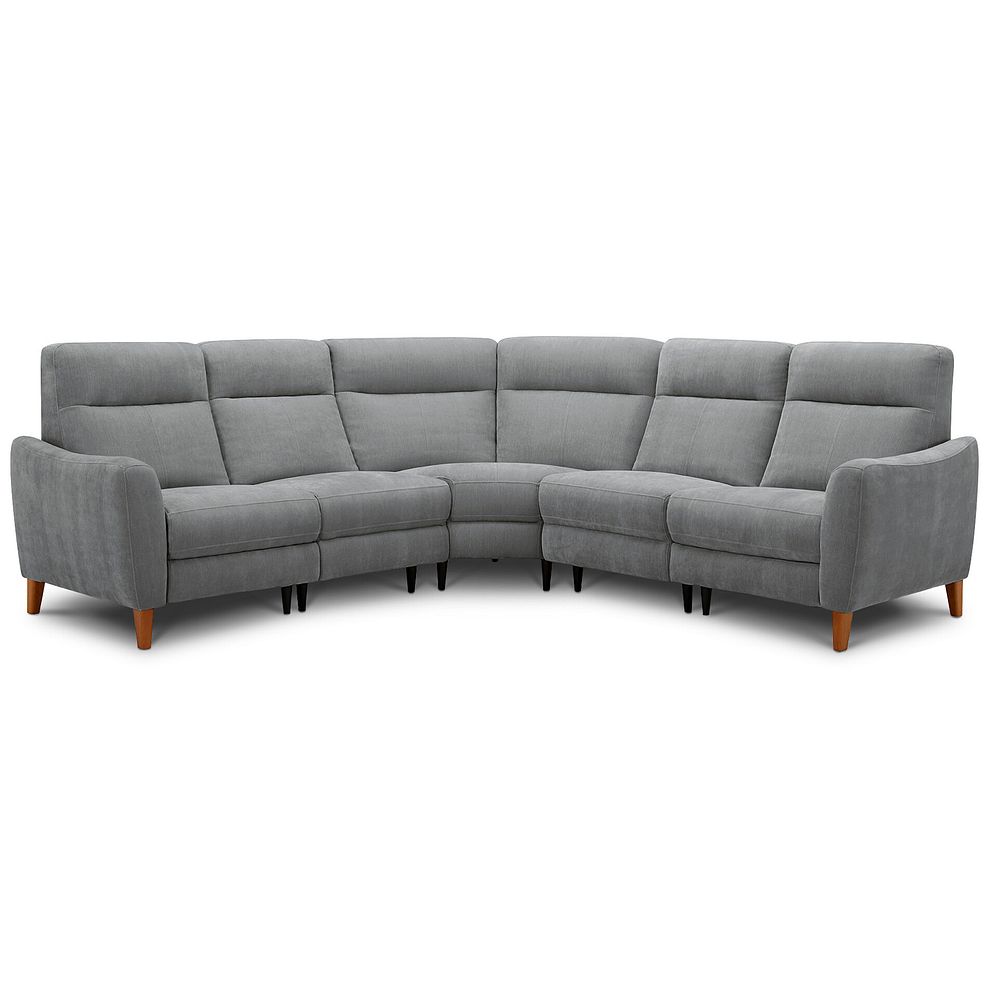 Dylan Large Corner Sofa in Amigo Granite Fabric 2