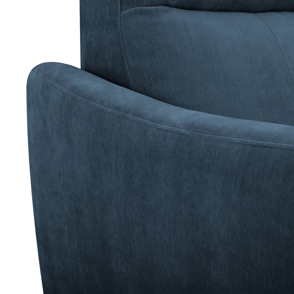 Dylan Large Corner Sofa in Amigo Navy Fabric 8