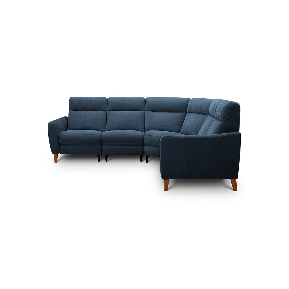 Dylan Large Corner Sofa in Amigo Navy Fabric 3