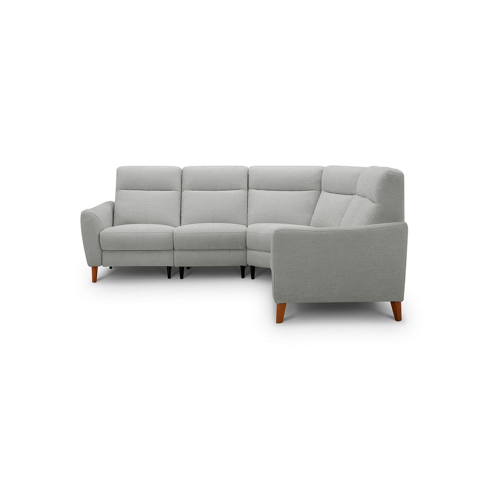 Dylan Large Corner Sofa in Darwin Silver Fabric 3