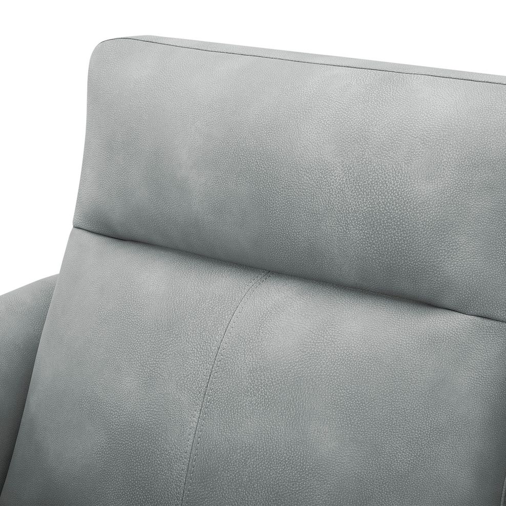 Dylan Large Corner Sofa in Oxford Silver Fabric 6