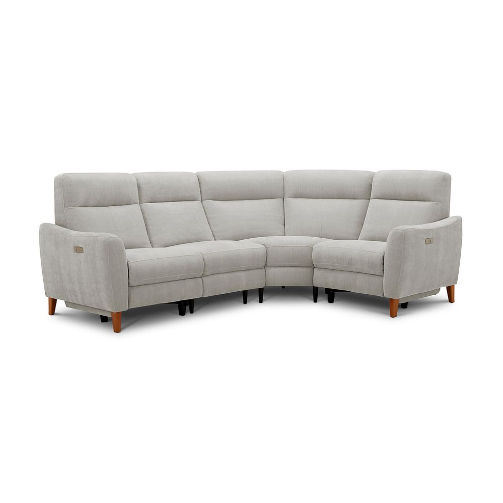 Dylan Left Hand Corner Power Recliner Sofa in Amigo Dove Fabric 1