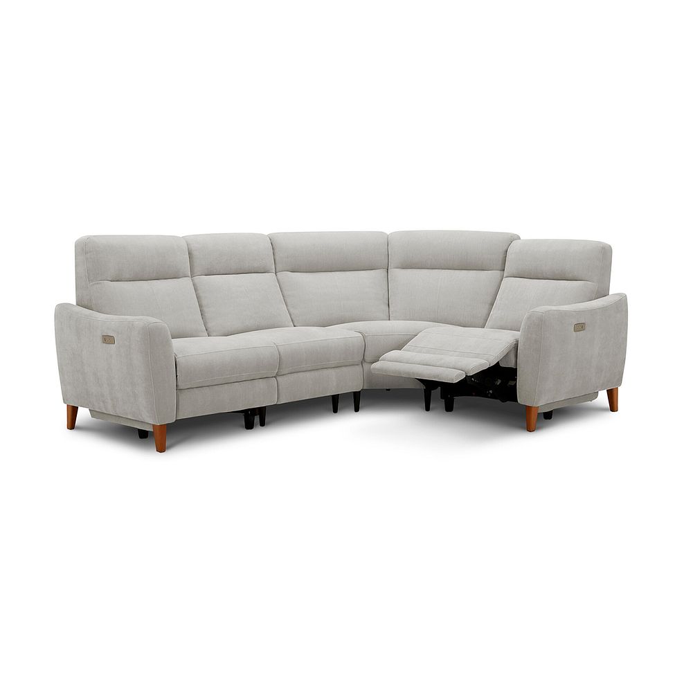Dylan Left Hand Corner Power Recliner Sofa in Amigo Dove Fabric 2