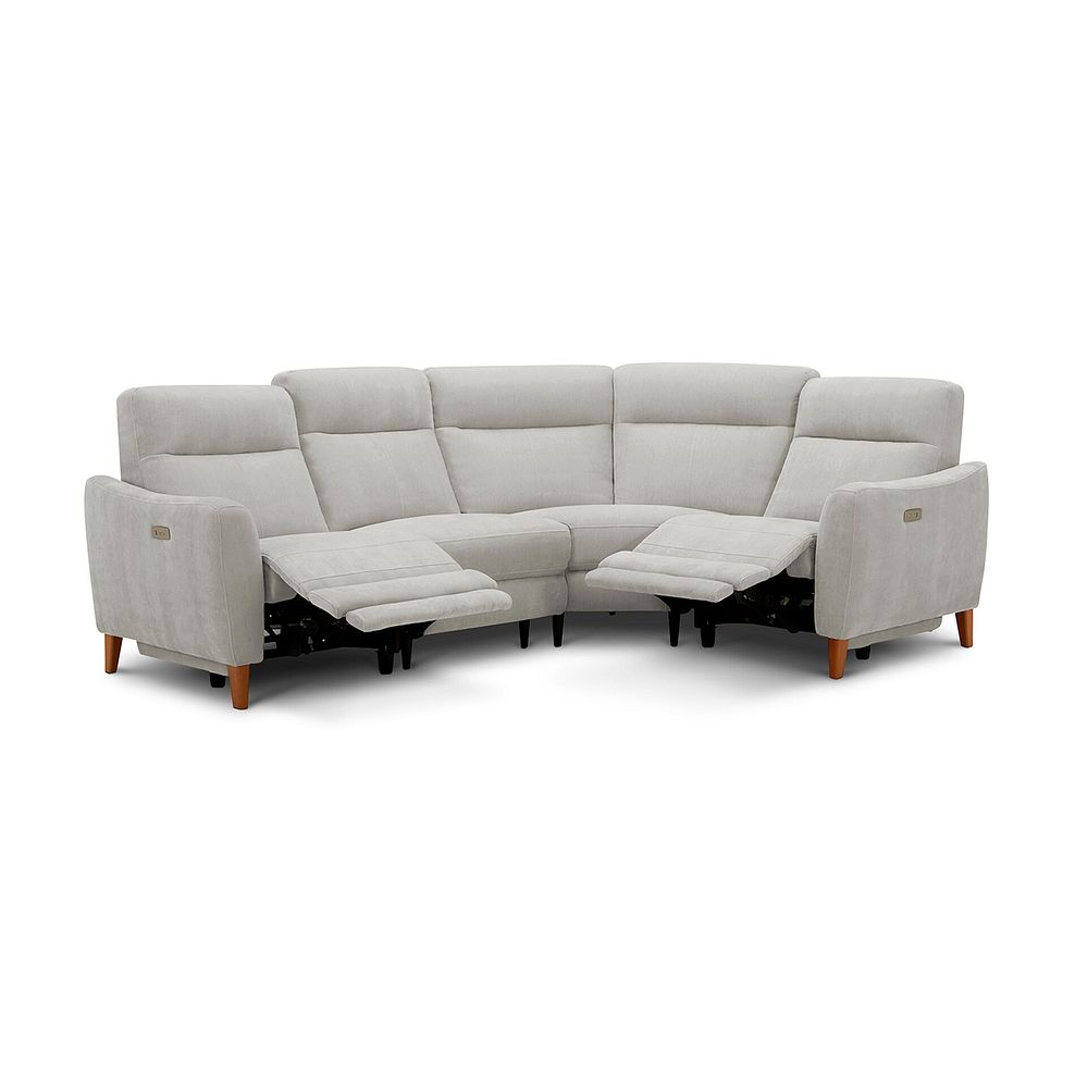 Dylan Left Hand Corner Power Recliner Sofa in Amigo Dove Fabric 3