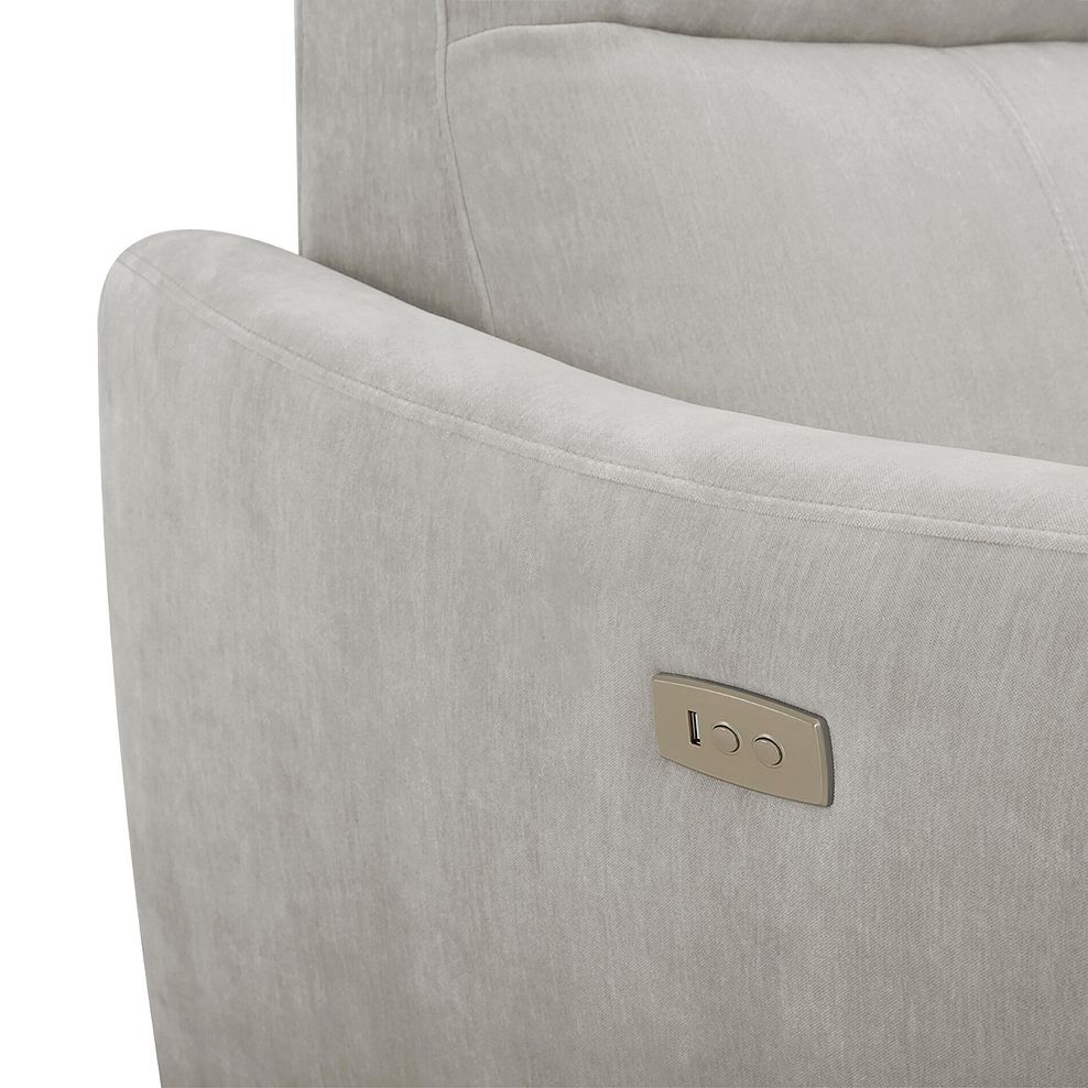 Dylan Left Hand Corner Power Recliner Sofa in Amigo Dove Fabric 11