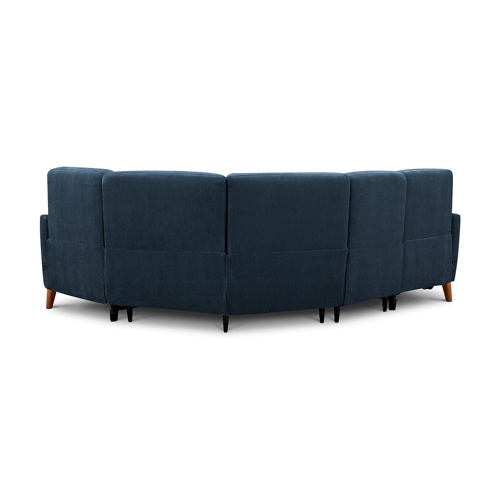 Dylan Left Hand Corner Power Recliner Sofa in Amigo Navy Fabric 7