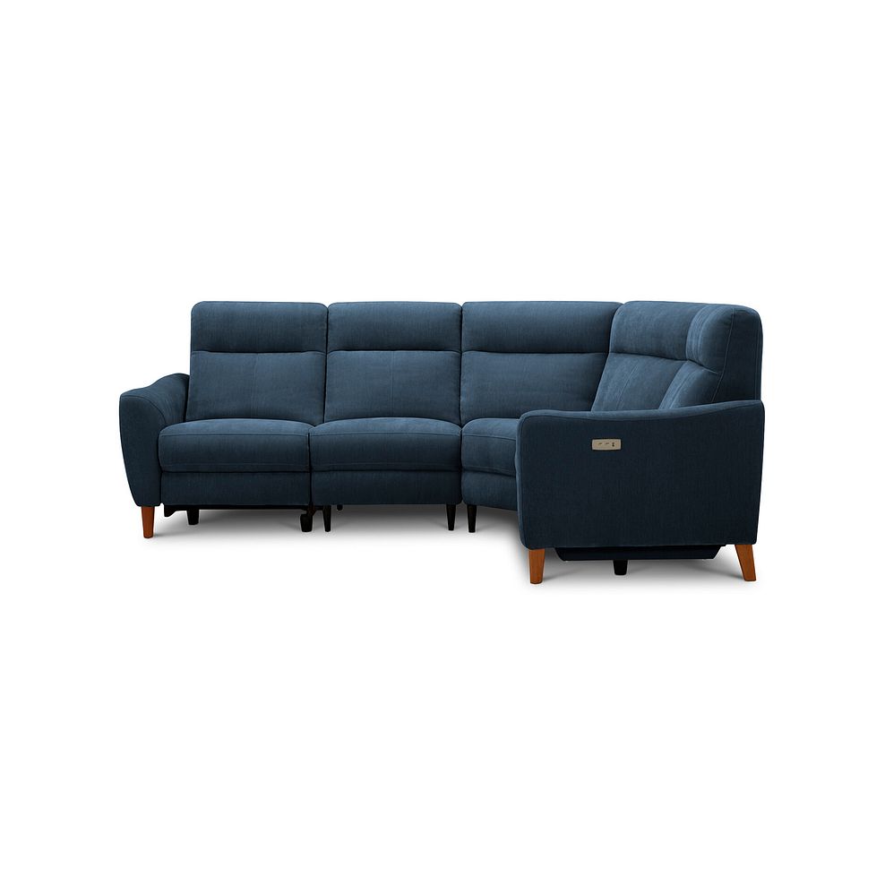 Dylan Left Hand Corner Power Recliner Sofa in Amigo Navy Fabric 5